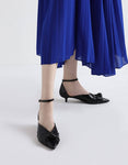 KNOTTED KITTEN HEEL PUMPS - BC MKT Vian