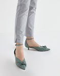 KNOTTED KITTEN HEEL PUMPS - BC MKT Vian