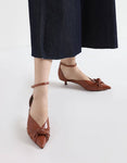 KNOTTED KITTEN HEEL PUMPS - BC MKT Vian