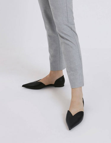 SWEETHEART CUT D'ORSAY FLATS - BC MKT Vian