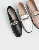 METAL ACCENT STEP BACK PENNY LOAFERS - BC MKT Vian