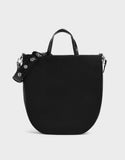 TEXTURED U-SHAPED TOTE BAG - BC MKT Vian