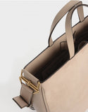 TEXTURED U-SHAPED TOTE BAG - BC MKT Vian