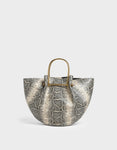 CROC-EFFECT PETAL FOLD TOTE BAG - BC MKT Vian