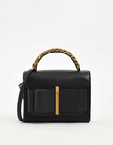 CHUNKY METAL TOP HANDLE BOW FLAP BAG - BC MKT Vian