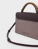 CHUNKY METAL TOP HANDLE BOW FLAP BAG - BC MKT Vian