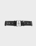 CROC-EFFECT DOUBLE BUCKLE WAIST BELT - BC MKT Vian