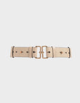 CROC-EFFECT DOUBLE BUCKLE WAIST BELT - BC MKT Vian