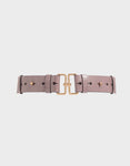 CROC-EFFECT DOUBLE BUCKLE WAIST BELT - BC MKT Vian